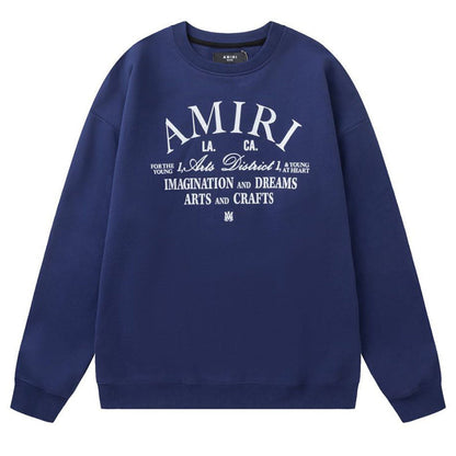 AMIRI Arts District Cropped Crew Sweatshirts AOSITRY