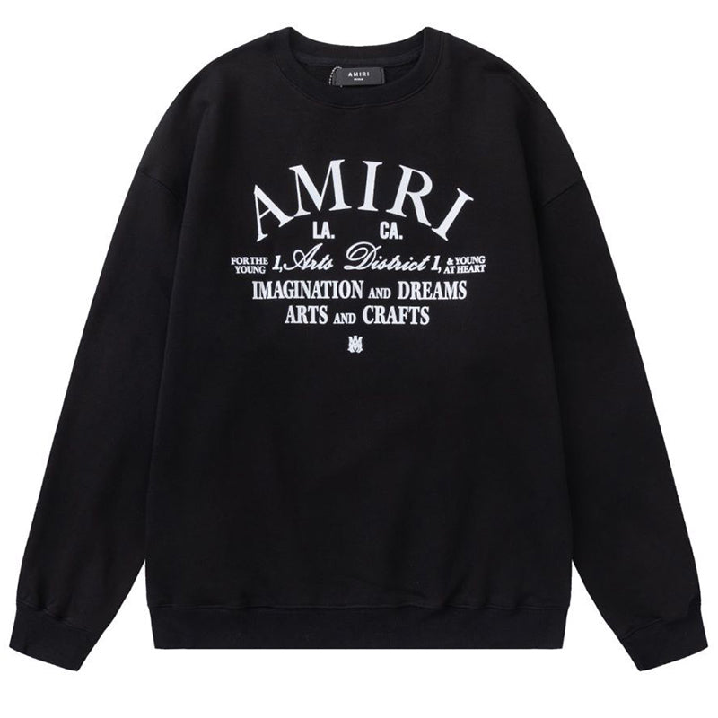 AMIRI Arts District Cropped Crew Sweatshirts AOSITRY
