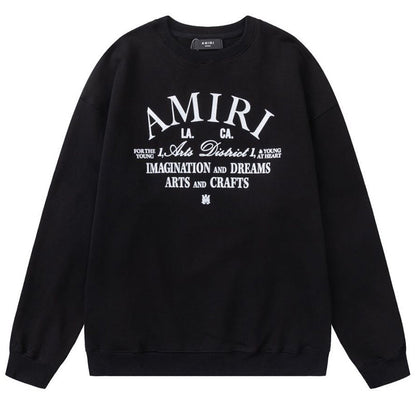 AMIRI Arts District Cropped Crew Sweatshirts AOSITRY