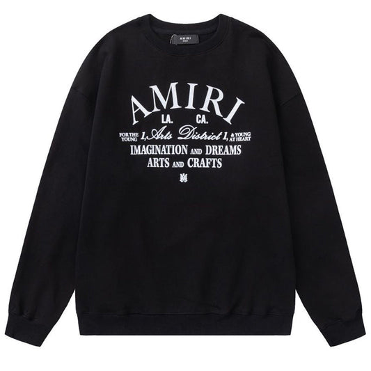 AMIRI Arts District Cropped Crew Sweatshirts AOSITRY