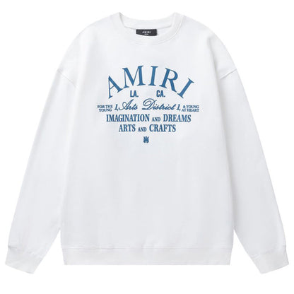 AMIRI Arts District Cropped Crew Sweatshirts AOSITRY