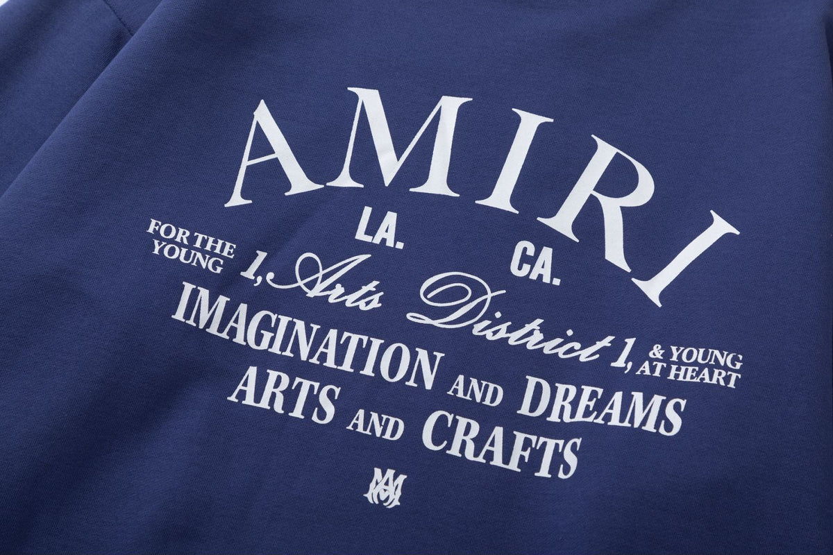 AMIRI Arts District Cropped Crew Sweatshirts AOSITRY