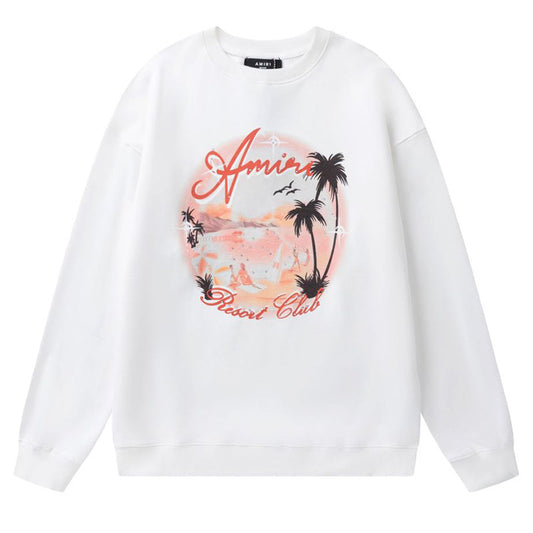 AMIRI Paradise Airbrush Cotton Sweatshirts AOSITRY