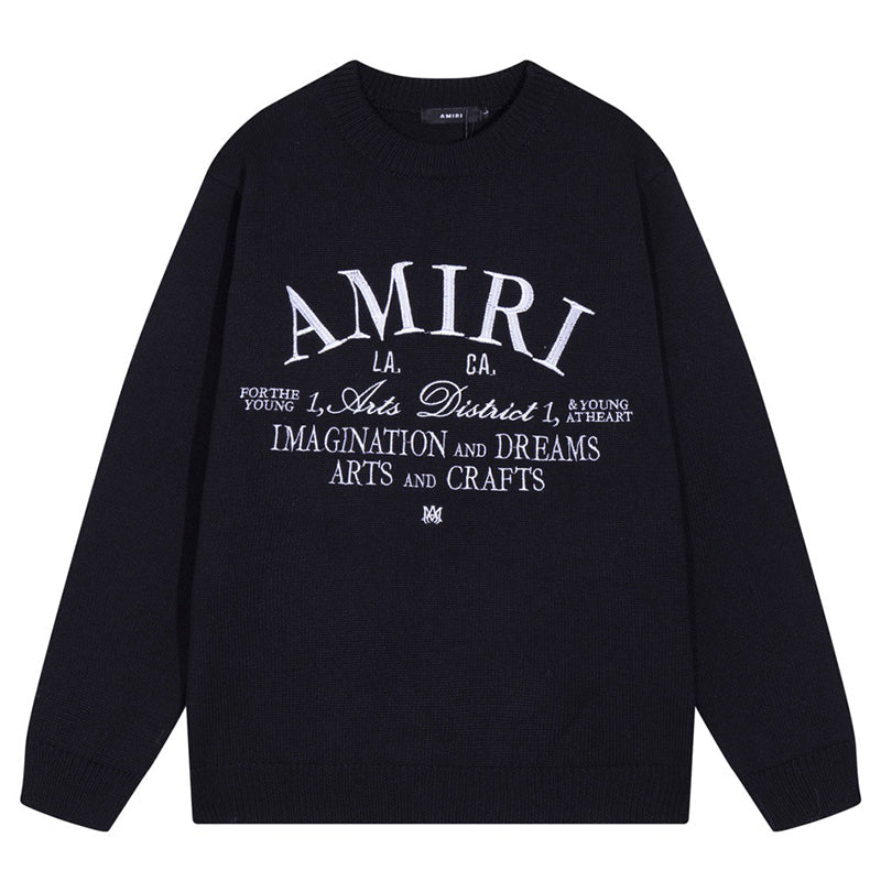 AMlRl Logo Knitted Sweater AMIRI