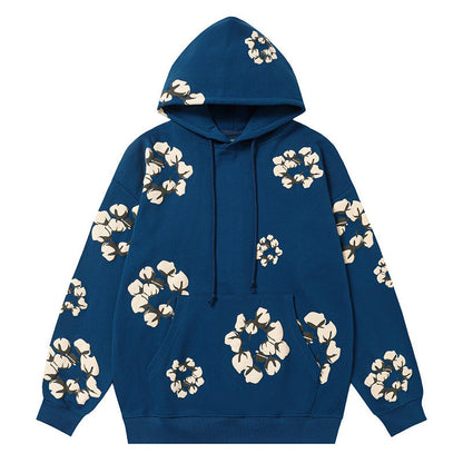 Denim Tears Kapok Pattern Printed Hoodie DENIM TEARS