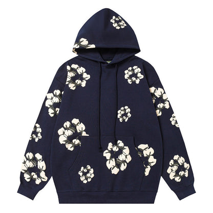 Denim Tears Kapok Pattern Printed Hoodie DENIM TEARS