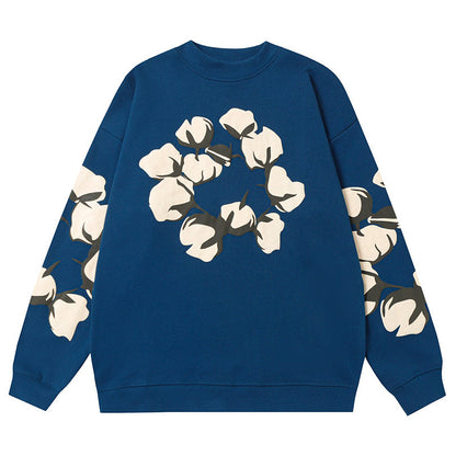 Denim Tears Kapok Pattern Printed Sweatshirts DENIM TEARS