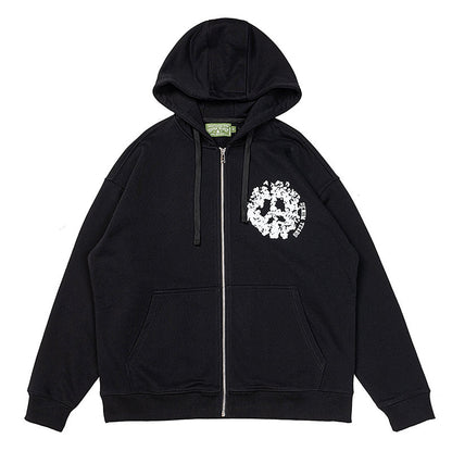 Denim Tears Denim University Zip Hoodie Black DENIM TEARS