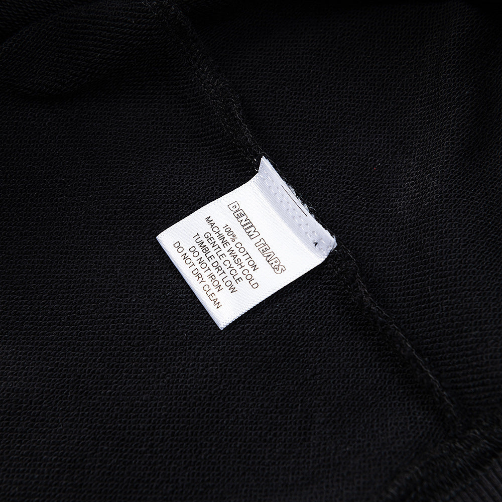 Denim Tears Denim University Zip Hoodie Black DENIM TEARS