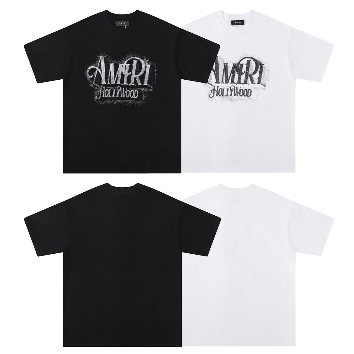 AMIRI Logo crystal-embellished cotton T-shirt AMIRI