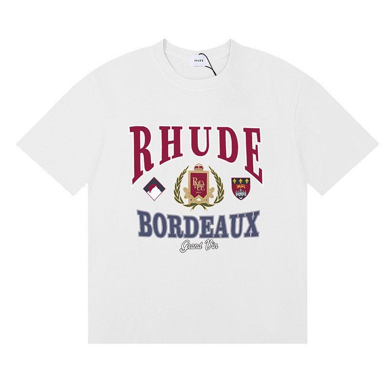RHUDE Bordeaux T-Shirts RHUDE