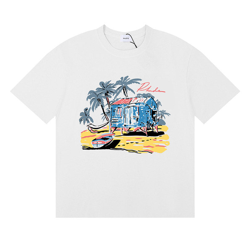 RHUDE Graphic-Print T-Shirts RHUDE