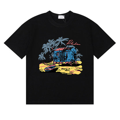 RHUDE Graphic-Print T-Shirts RHUDE