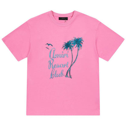 AMIRl Twisted Palms Cotton T-Shirts AMIRI