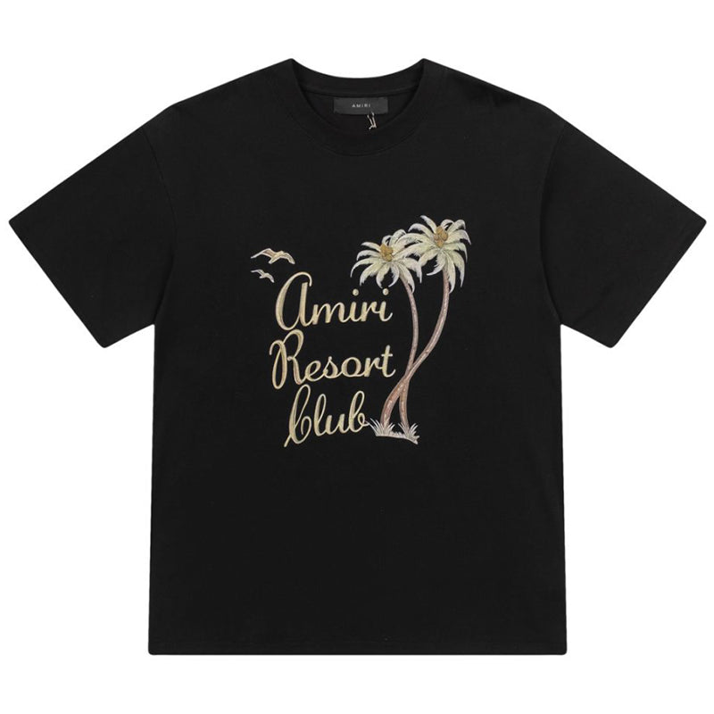 AMIRl Twisted Palms Cotton T-Shirts AMIRI