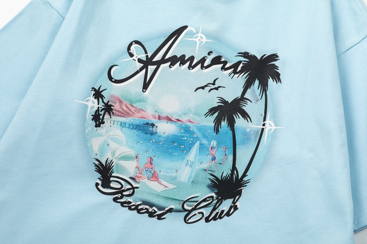 AMIRI Airbrush Cotton T-Shirts AMIRI