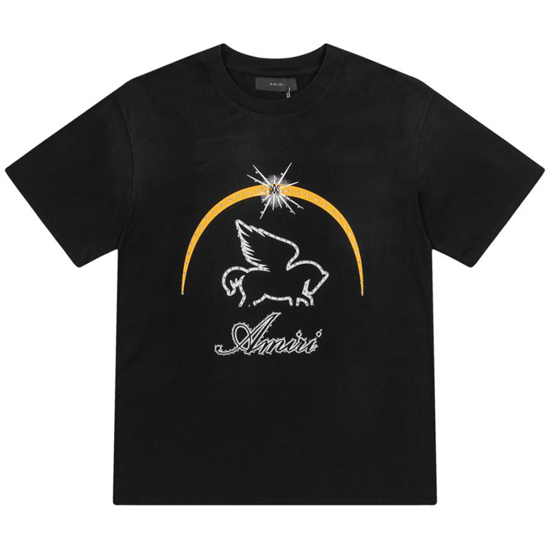 AMIRl Crystal Pegasus Graphic T-Shirt AMIRI