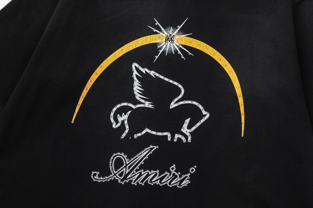 AMIRl Crystal Pegasus Graphic T-Shirt AMIRI