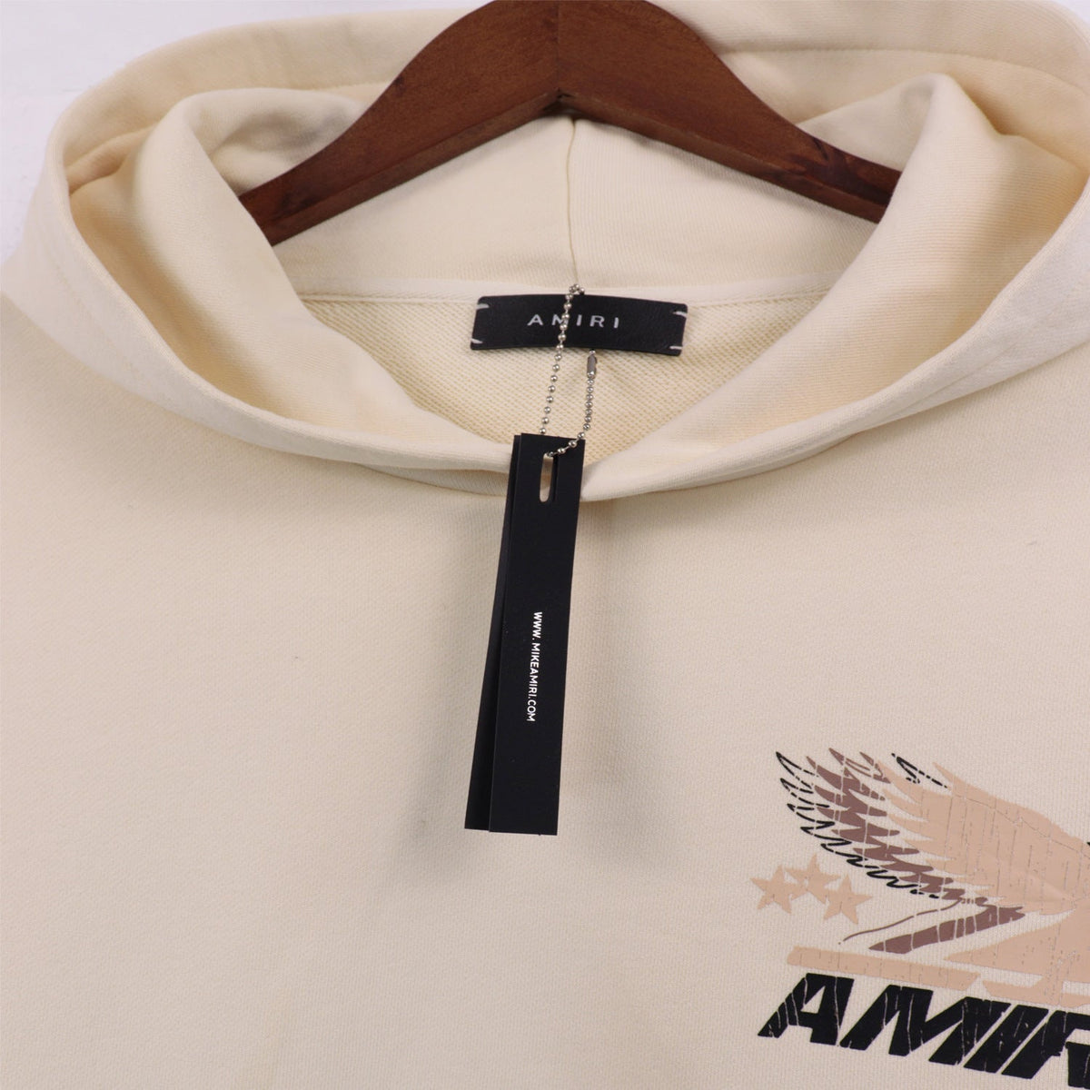 AMlRI Eagle Graphic-Print Cotton-Jersey Hoodies AMIRI