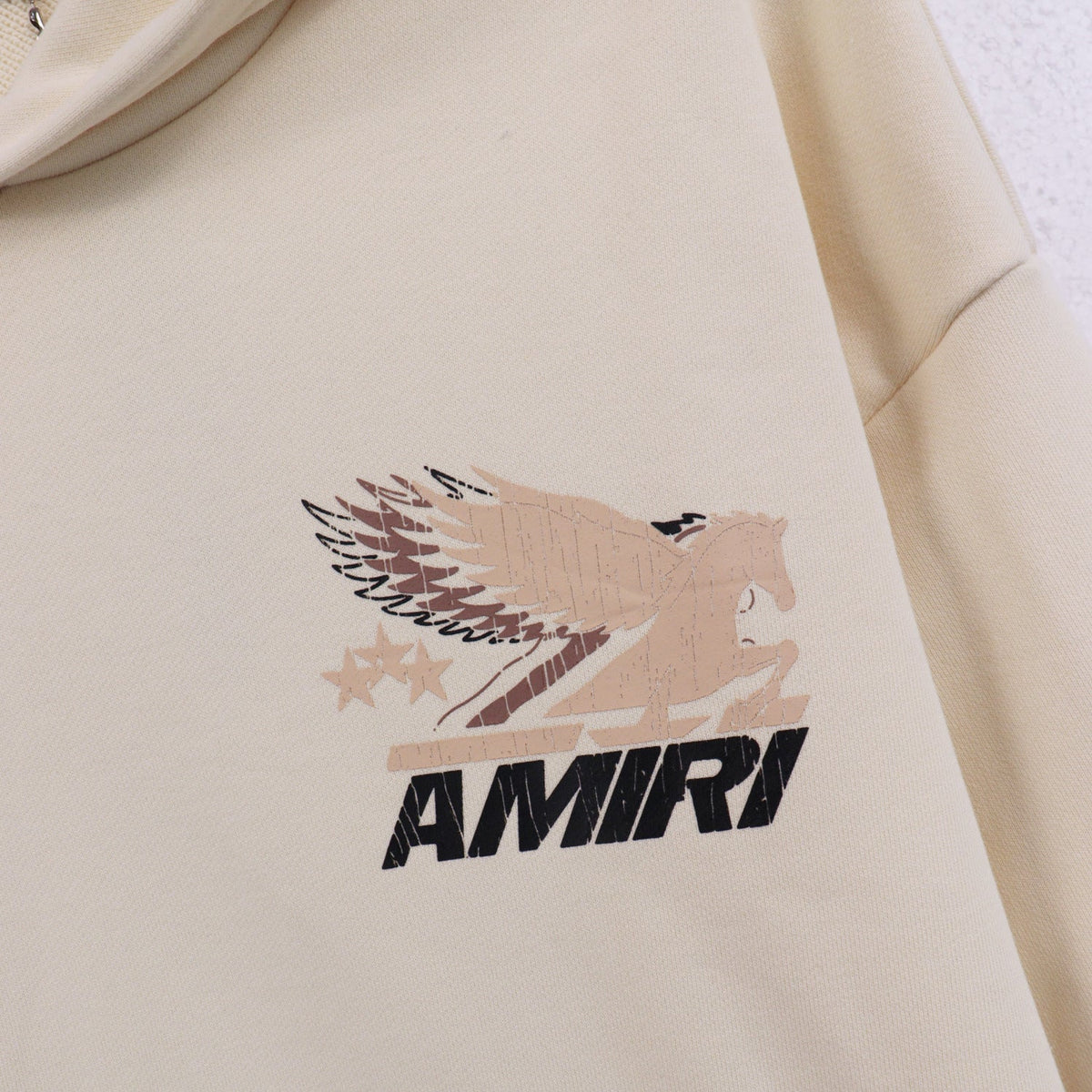 AMlRI Eagle Graphic-Print Cotton-Jersey Hoodies AMIRI