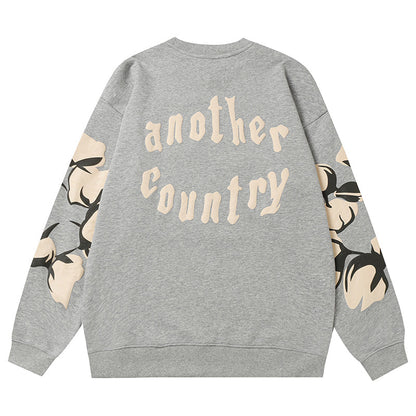 Denim Tears Kapok Pattern Printed Sweatshirts DENIM TEARS