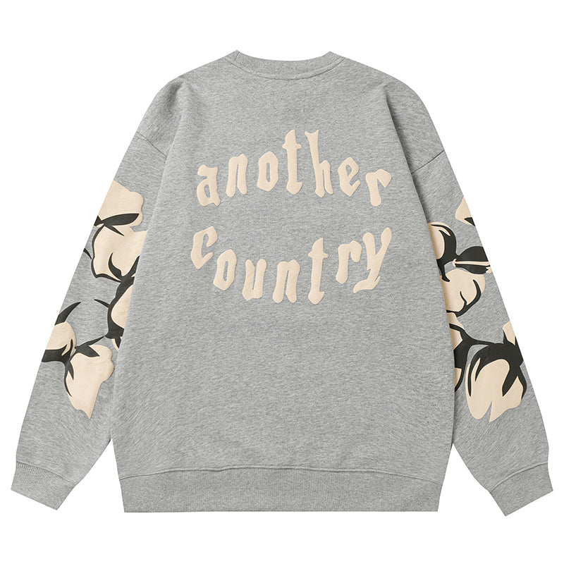 Denim Tears Kapok Pattern Printed Sweatshirts DENIM TEARS
