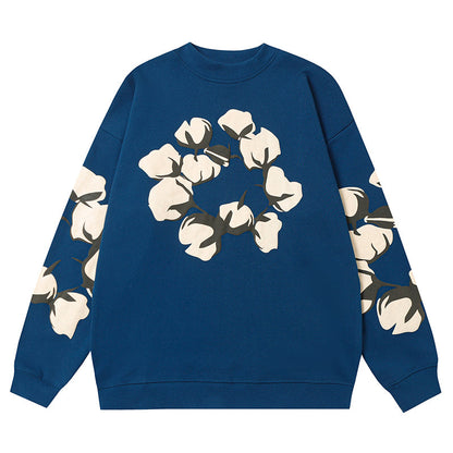 Denim Tears Kapok Pattern Printed Sweatshirts DENIM TEARS