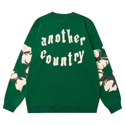 Denim Tears Kapok Pattern Printed Sweatshirts DENIM TEARS