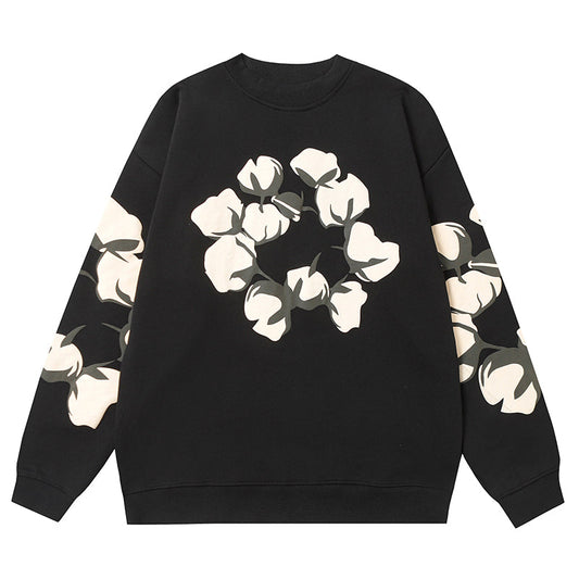 Denim Tears Kapok Pattern Printed Sweatshirts DENIM TEARS