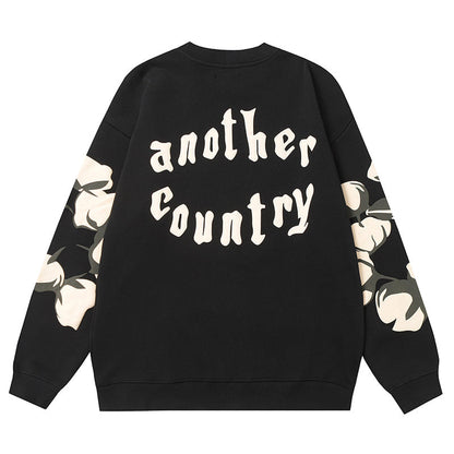 Denim Tears Kapok Pattern Printed Sweatshirts DENIM TEARS