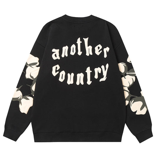 Denim Tears Kapok Pattern Printed Sweatshirts DENIM TEARS