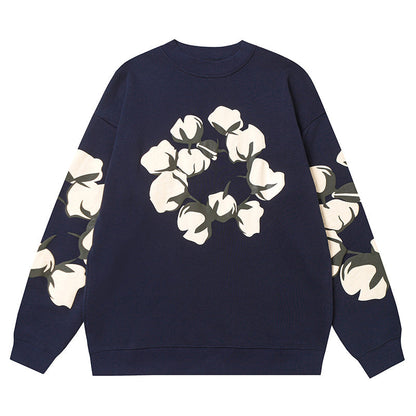 Denim Tears Kapok Pattern Printed Sweatshirts DENIM TEARS
