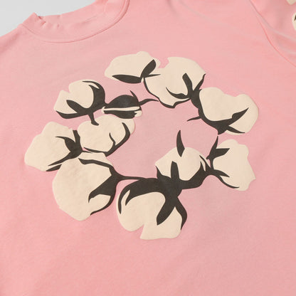 Denim Tears Kapok Pattern Printed Sweatshirts DENIM TEARS