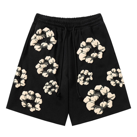 Denim Tears The Cotton Wreath Shorts DENIM TEARS