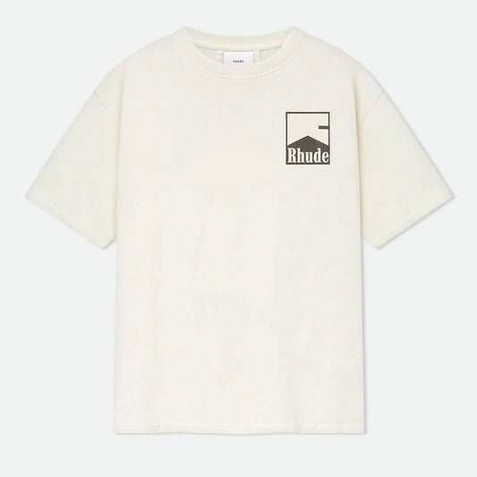 Rhude Cotton Chevron Logo T-Shirt RHUDE