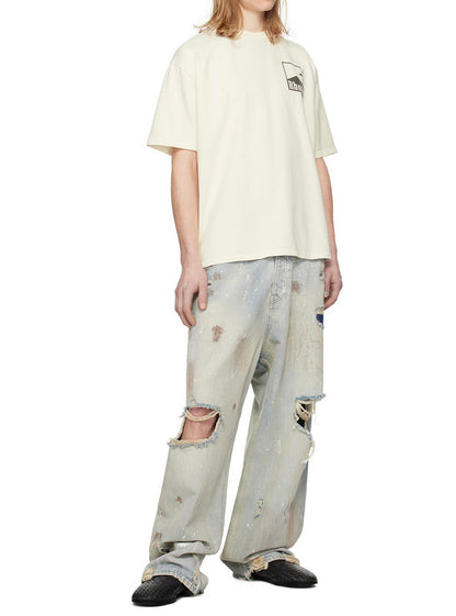 Rhude Cotton Chevron Logo T-Shirt RHUDE