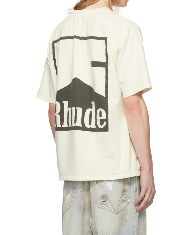 Rhude Cotton Chevron Logo T-Shirt RHUDE