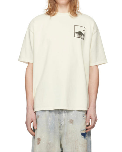 Rhude Cotton Chevron Logo T-Shirt RHUDE