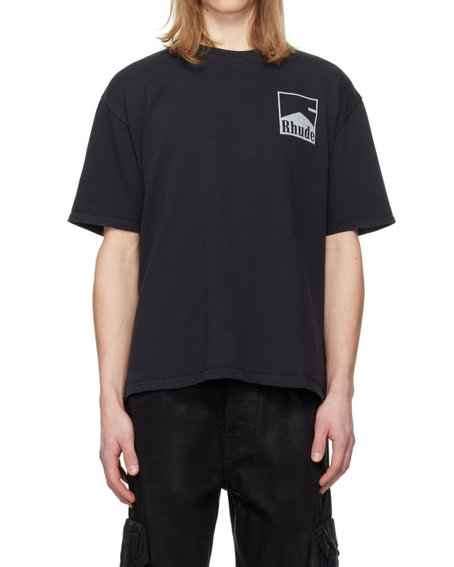 Rhude Cotton Chevron Logo T-Shirt RHUDE