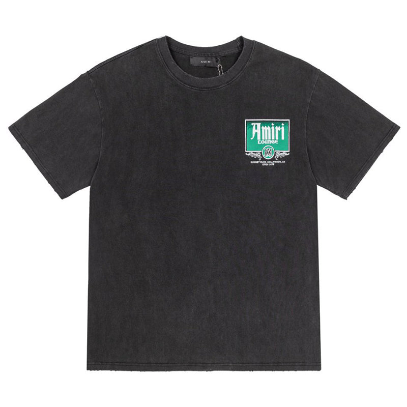 AMIRI Lounge Crystal Embellished Cotton Graphic T-Shirt AMIRI