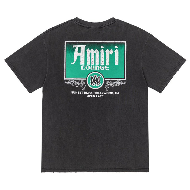 AMIRI Lounge Crystal Embellished Cotton Graphic T-Shirt AMIRI