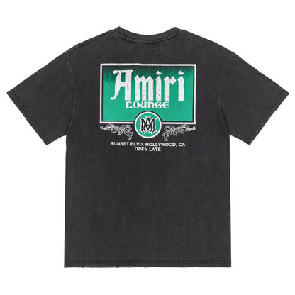 AMIRI Lounge Crystal Embellished Cotton Graphic T-Shirt AMIRI
