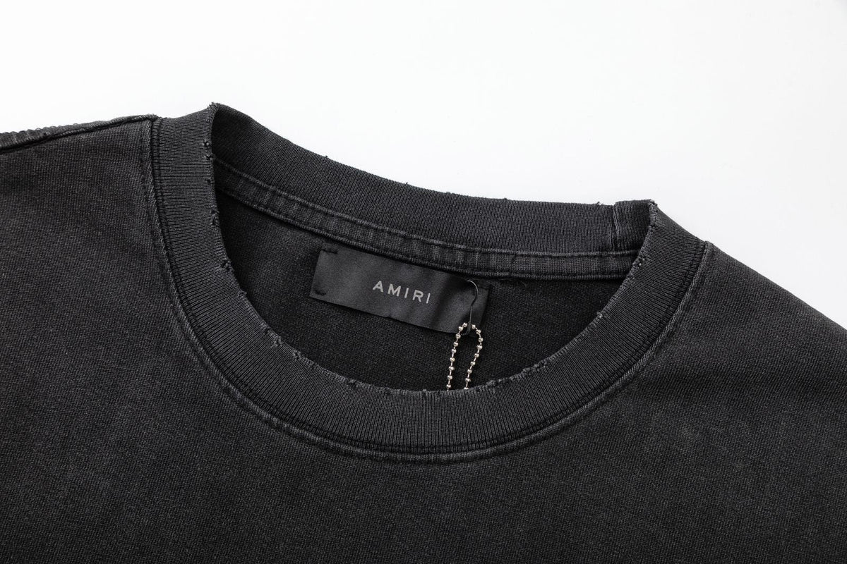 AMIRI Lounge Crystal Embellished Cotton Graphic T-Shirt AMIRI
