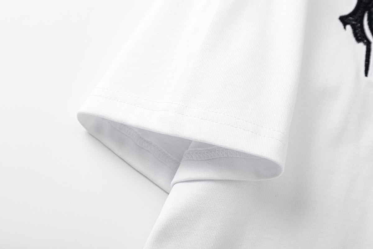 AMlRl Logo Embroidery T-Shirts AMIRI