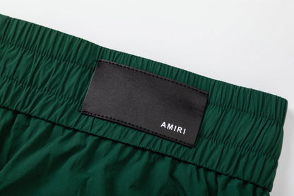 AMIRI Straight-Leg Mid-Length Logo-Print Swim Shorts AMIRI