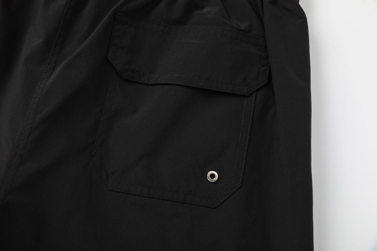 AMIRI Pool Cue Straight-Leg Mid-Length Logo-Print Swim Shorts AMIRI