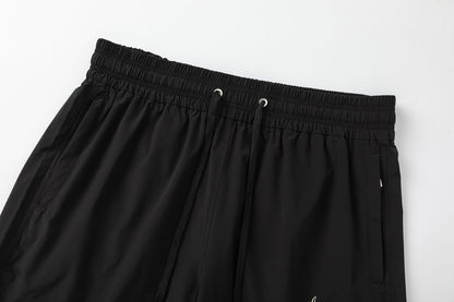 AMIRI Pool Cue Straight-Leg Mid-Length Logo-Print Swim Shorts AMIRI