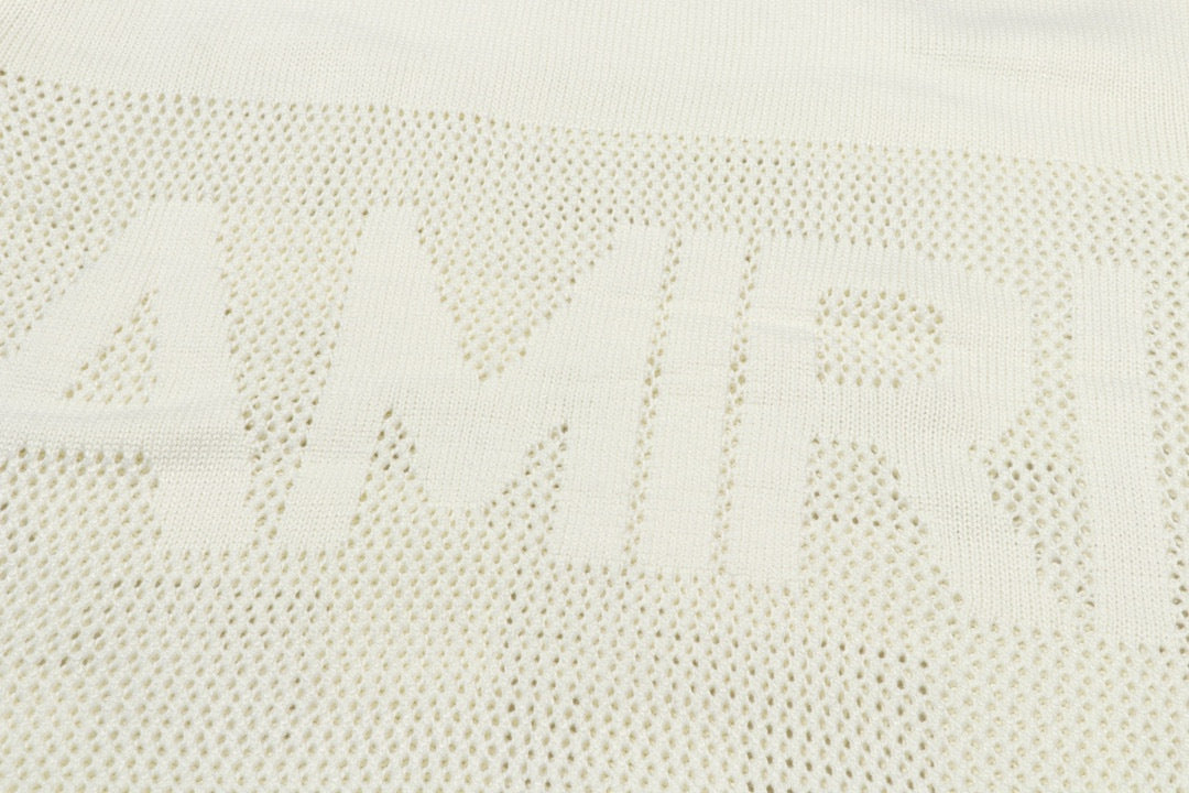 AMIRI Logo-Embossed Fine Knit Jumper AMIRI