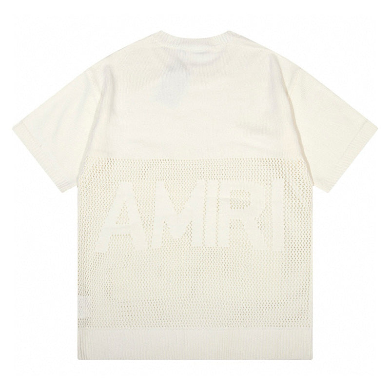 AMIRI Logo-Embossed Fine Knit Jumper AMIRI