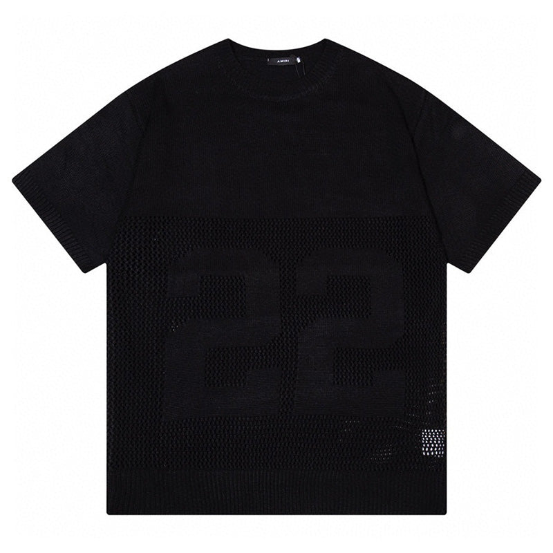 AMIRI Logo-Embossed Fine Knit Jumper AMIRI